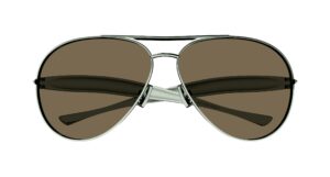 Óculos Bottega Veneta vistos de frente