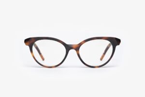 óculos The Artist em castanho de frente