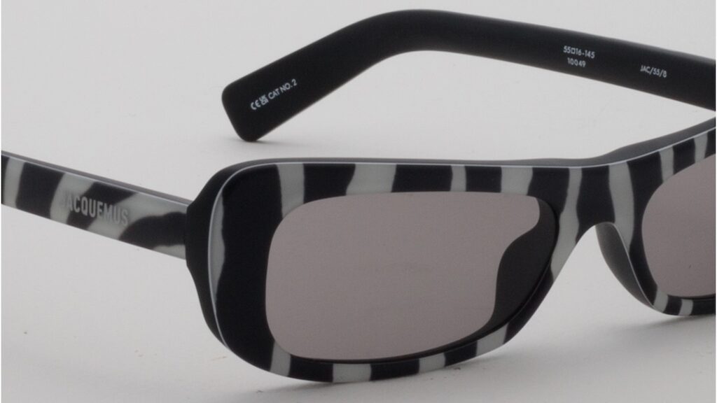 detalhe dos óculos Jac 55